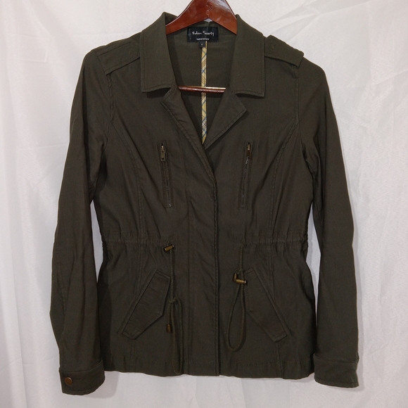 Eden Society Jackets & Blazers - Eden Society Laysha Cargo Jacket Women Size Small Olive Military Utility